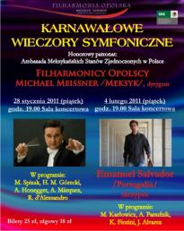 KARNAWAŁOWE WIECZORY SYMFONICZNE