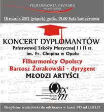 Koncert dyplomantów PSM Opole
