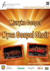 Koncert muzyki gospel w wykonaniu Nysa Gospel Choir