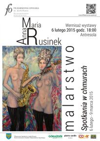 Wernisaż wystawy pt."Spotkania w chmurach" Anna Maria Rusinek
