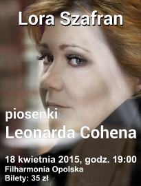 Lora Szafran śpiewa piosenki Leonarda Cohena