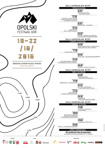 V Opolski Festiwal Gór