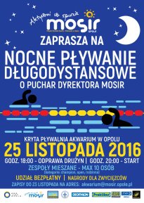 Nocne pływanie długodystansowe o puchar dyrektora MOSiR