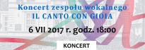 koncert chóru    Il Canto Con Gioia