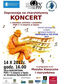 Koncert charytatywny kampanii Hospicjum to też życie 