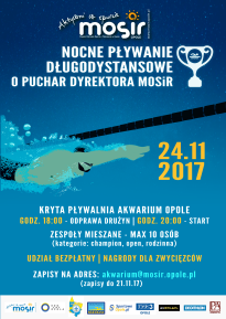Nocne Pływanie Długodystansowe o Puchar Dyrektora MOSiR