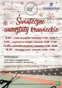 Świąteczne warsztaty krawieckie