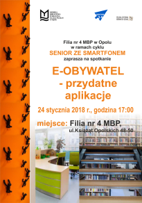 Senior ze smartfonem: E-obywatel - przydatne aplikacje