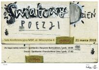 Światowy Dzień Poezji - Do kogo należy wiersz? - spotkanie z Kacprem Bartczakiem