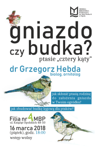 Gniazdo czy budka? - ptasie "cztery kąty"
