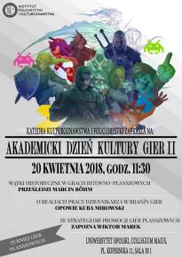 Akademicki Dzień Kultury Gier II