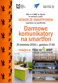 Spotkanie "Senior ze smartfonem: darmowe komunikatory"