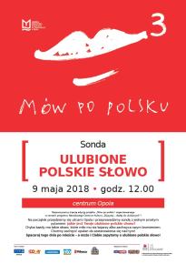 Ulubione polskie słowo - sonda w ramach projektu Mów po polsku 3