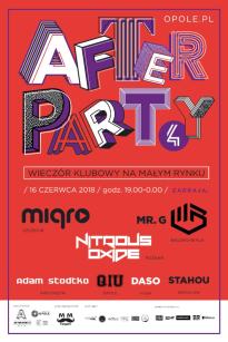 Festiwalowe After Party 2018 - Wieczór Klubowy na Małym Rynku
