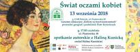 "Świat oczami kobiet" - warsztaty i spotkanie z H. Kunicką