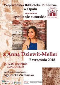 Spotkanie autorskie z Anną Dziewit-Meller