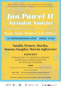Pierwszy koncert na nowym Placu Jana Pawła II w Opolu