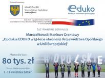  Marszałkowski Konkurs Grantowy "Opolskie EDUKO" 2019