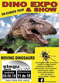 Dino Expo - podróżnicza wystawa dinozaurów, żywe pająk