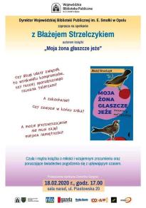 Spotkanie z Błażejem Strzelczykiem - "Moja żona głaszcze jeże"