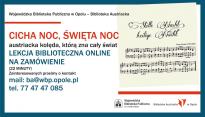 Cicha Noc, Święta noc - lekcja biblioteczna online