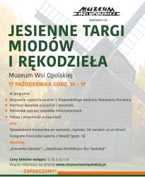 JESIENNE TARGI MIODÓW I RĘKODZIEŁA