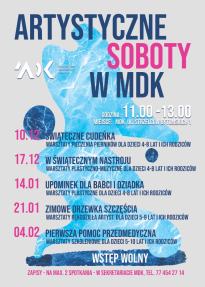 ZIMOWE SOBOTY BEZ NUDY - Zimowe drzewka szczęścia WARSZTATY