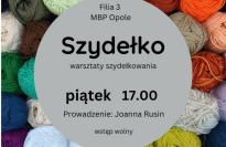 Szydełko - warsztaty szydełkowania