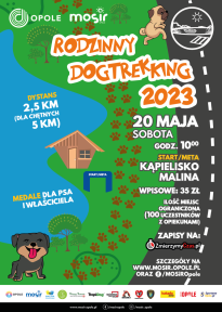 Rodzinny DogTrekking na Kąpielisku Malina