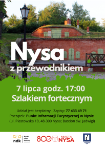 Nysa z przewodnikiem - szlakiem fortecznym