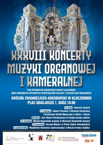 XXXVIII Kluczborskie Koncerty Muzyki Organowej i Kameralnej