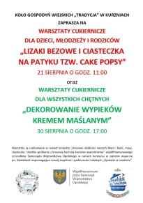 Warsztaty cukiernicze: Lizaki bezowe i ciasteczka na patyku tzw. cake popsy