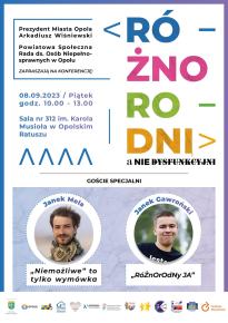 Konferencja pn. "Różnorodni, a nie dysfunkcyjni" w Ratuszu
