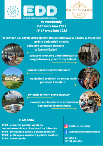 Europejskie Dni Dziedzictwa w pałacu w Wysokiej