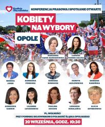 Konferencja prasowa "Kobiety na wybory"