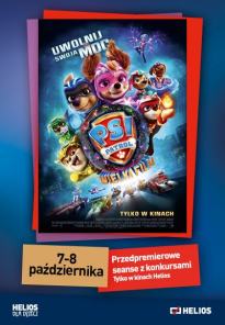 PSI PATROL: Wielki film. Przedpremierowe seanse z konkursami 7 - 8 października
