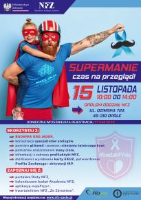 Supermanie czas na przegląd. Profilaktyka nowotworów męskich"
