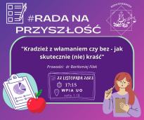 #RADANAPRZYSZŁOŚĆ: Kradzież z włamaniem czy bez - jak skutecznie (nie)kraść?