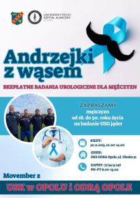"Andrzejki z wąsem" - movember last minute w siedzibie OKS Odra Opole