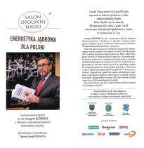 Salon Opolskiej Nauki: "Energetyka Jądrowa o Polski" w Centrum Aktywizacji Społecznej