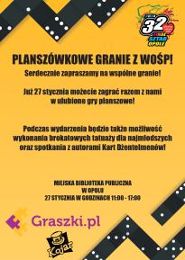 PLANSZÓWKOWE GRANIE Z WOŚP w MBP