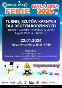 RODZINNY TURNIEJ RZUTÓW KARNYCH "BIAŁA ZIMA 2024" (koniec zapisów)