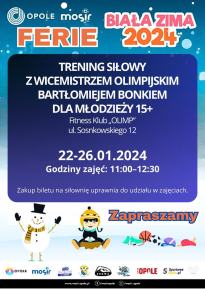 Trening siłowy z wicemistrzem olimpijskim Bartłomiejem Bonkiem
