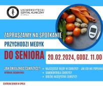 Spotkanie z cyklu: "Przychodzi medyk do seniora"