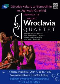 Koncert "Legendy muzyki" w wykonaniu kwartetu smyczkowego Wroclavia Quartet