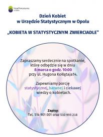 "Kobieta w statystycznym zwierciadle" - spotkanie w Urzędzie Statystycznym w Opolu 