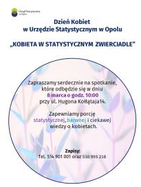"Kobieta w statystycznym zwierciadle" - spotkanie w Urzędzie Statystycznym w Opolu 