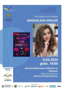 Spotkanie autorskie z Magdaleną Krauze