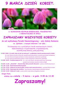 Dzień Kobiet w Klinicznym Centrum Ginekologii, Położnictwa i Neonetologii w Opolu.