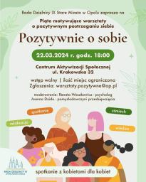 Warsztaty: "Pozytywnie o sobie"